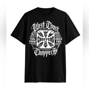 West Coast Choppers, Men's & Big Men's Graphic Tee Shirt